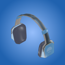 Nft Digital Dopamine Blue Headphone